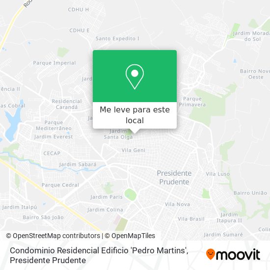 Condominio Residencial Edificio 'Pedro Martins' mapa