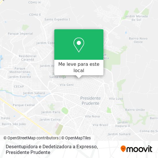 Desentupidora e Dedetizadora a Expresso mapa