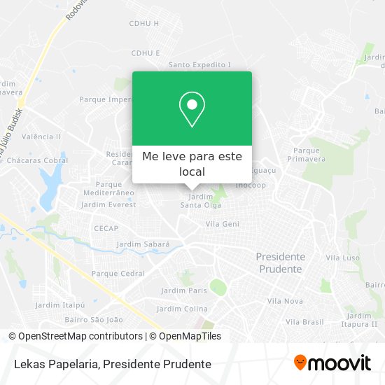 Lekas Papelaria mapa