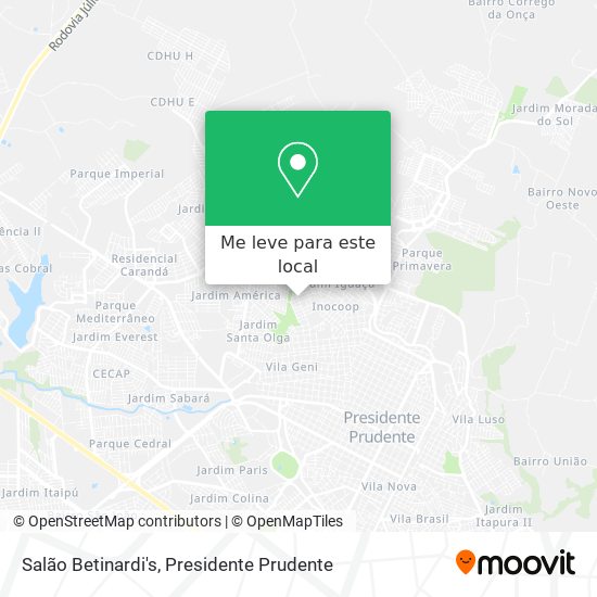 Salão Betinardi's mapa