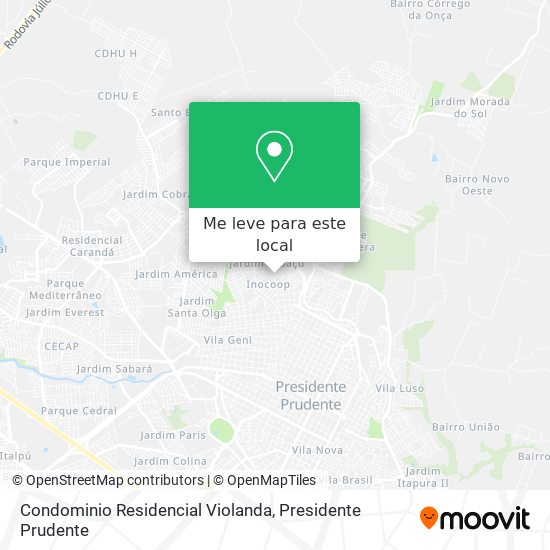 Condominio Residencial Violanda mapa
