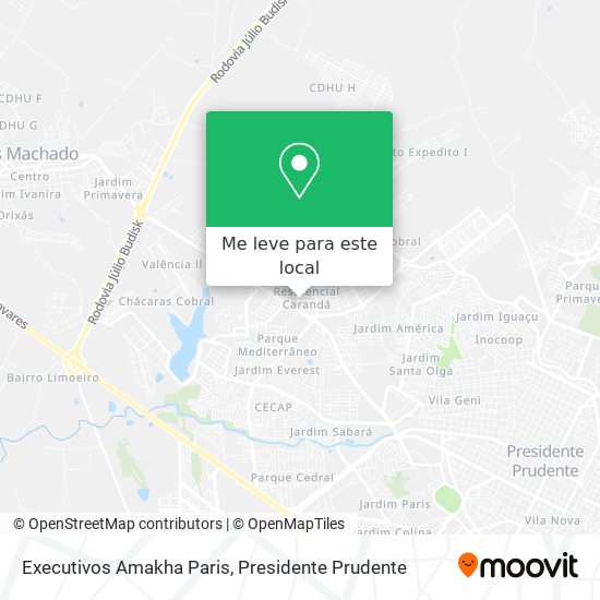Executivos Amakha Paris mapa