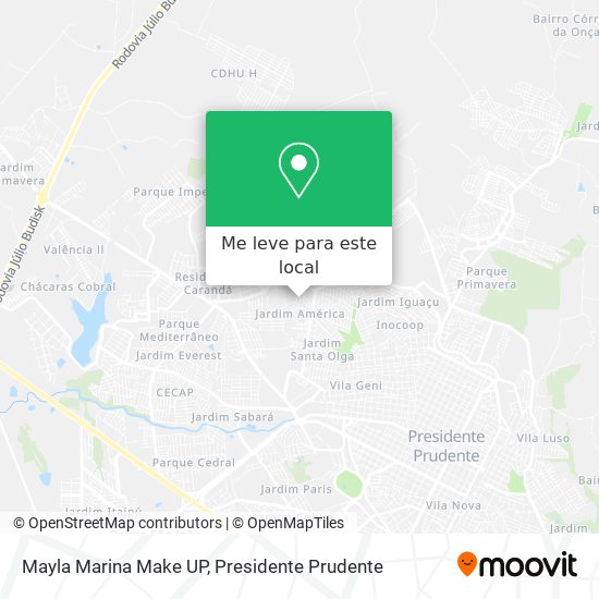 Mayla Marina Make UP mapa