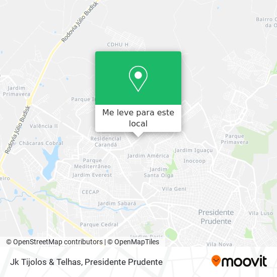 Jk Tijolos & Telhas mapa