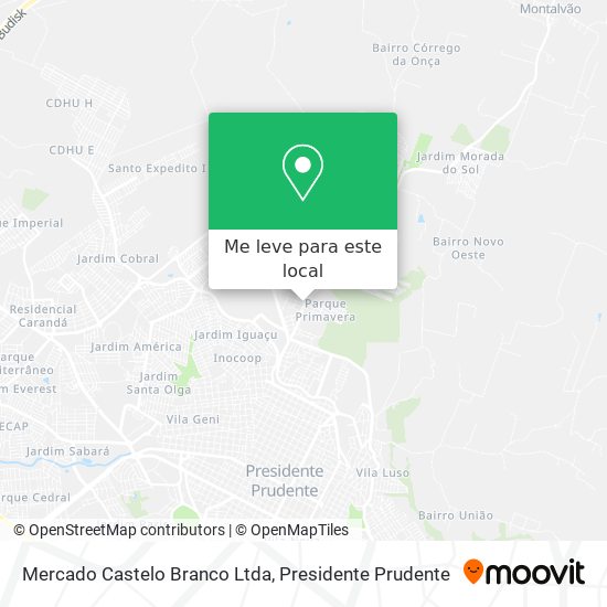 Mercado Castelo Branco Ltda mapa