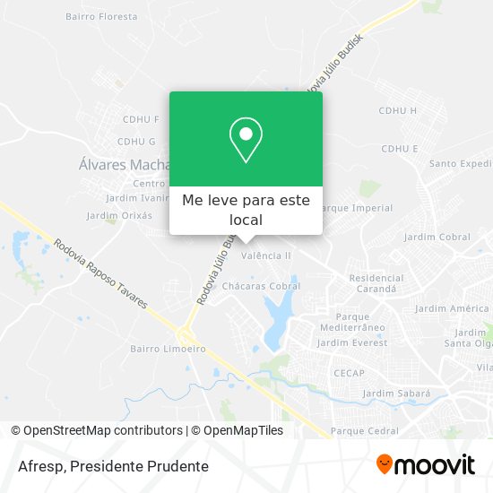 Afresp mapa