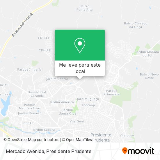 Mercado Avenida mapa