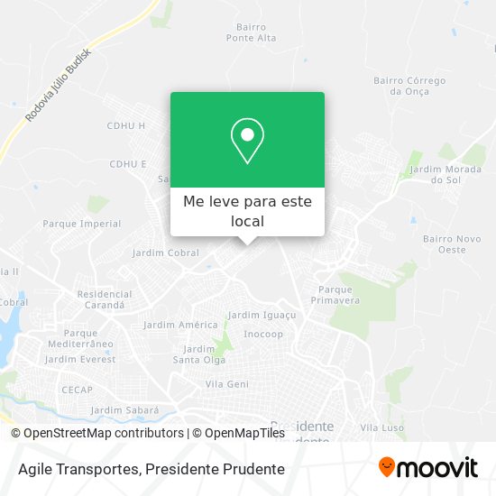 Agile Transportes mapa