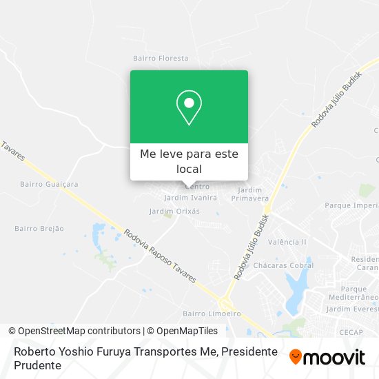 Roberto Yoshio Furuya Transportes Me mapa