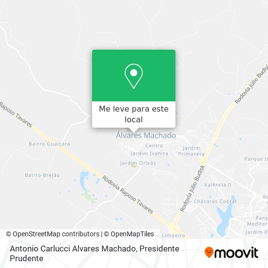 Antonio Carlucci Alvares Machado mapa