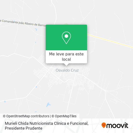 Murieli Chida Nutricionista Clínica e Funcional mapa