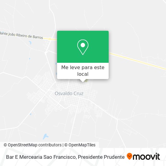 Bar E Mercearia Sao Francisco mapa