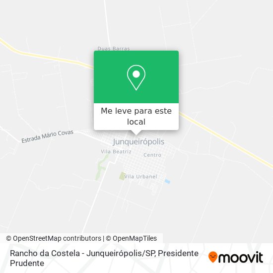 Rancho da Costela - Junqueirópolis / SP mapa