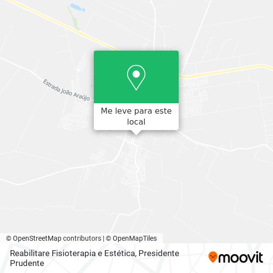 Reabilitare Fisioterapia e Estética mapa