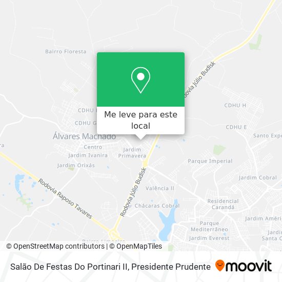 Salão De Festas Do Portinari II mapa