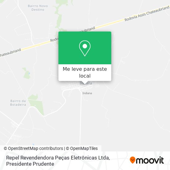 Repel Revendendora Peças Eletrônicas Ltda mapa