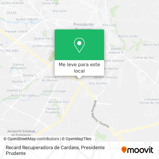 Recard Recuperadora de Cardans mapa