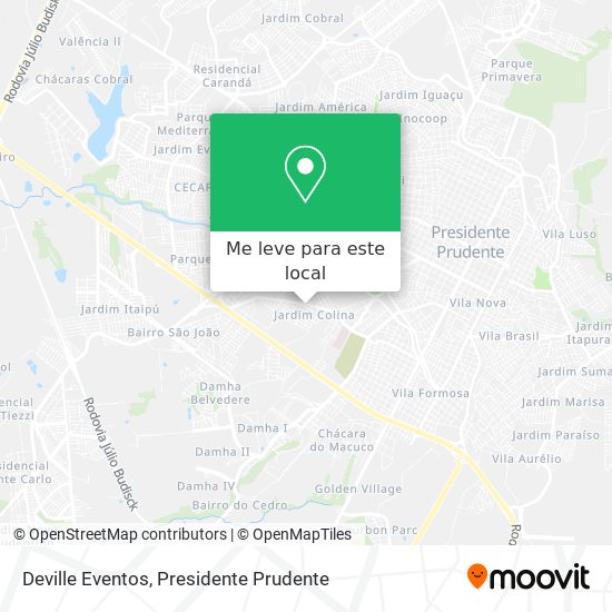 Deville Eventos mapa