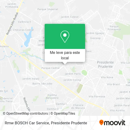 Rmw BOSCH Car Service mapa