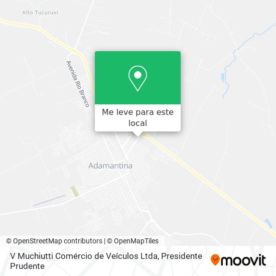 V Muchiutti Comércio de Veículos Ltda mapa