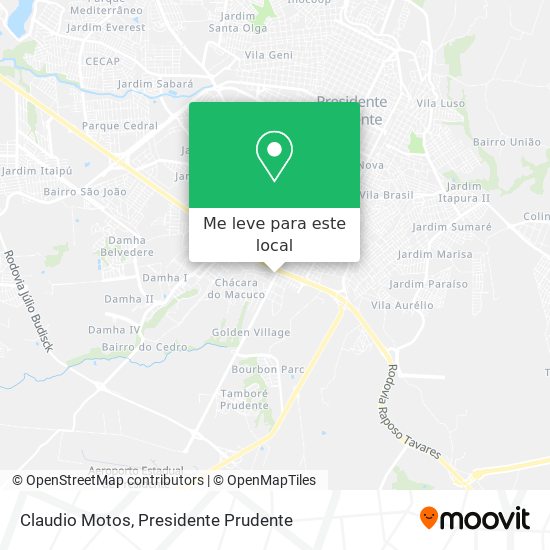 Claudio Motos mapa