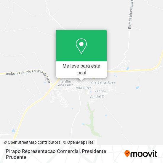 Pirapo Representacao Comercial mapa