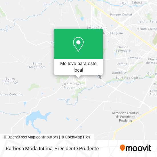 Barbosa Moda Intima mapa