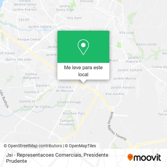 Jsi - Representacoes Comerciais mapa