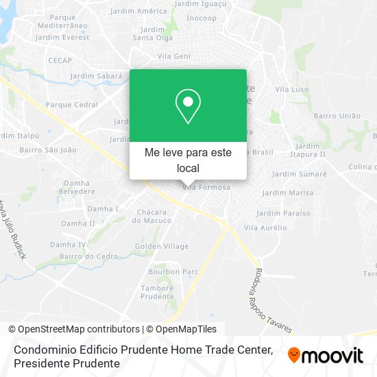 Condominio Edificio Prudente Home Trade Center mapa