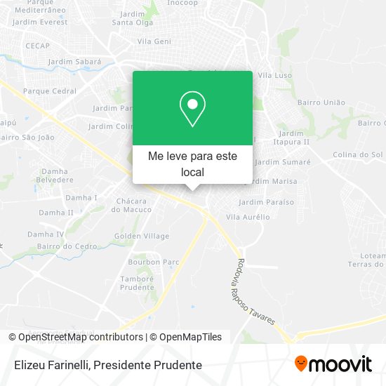Elizeu Farinelli mapa