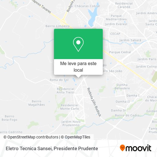 Eletro Tecnica Sansei mapa