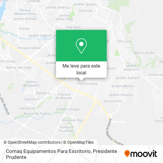 Comaq Equipamentos Para Escritorio mapa