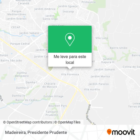 Madeireira mapa