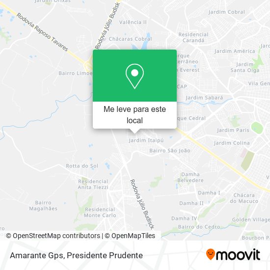 Amarante Gps mapa