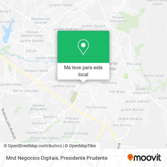 Mnd Negocios Digitais mapa