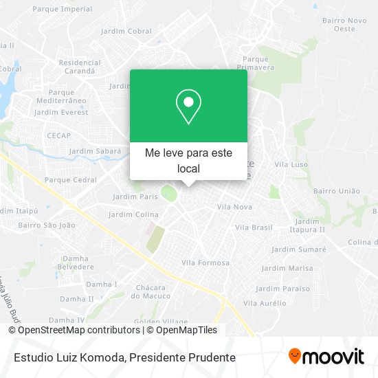 Estudio Luiz Komoda mapa