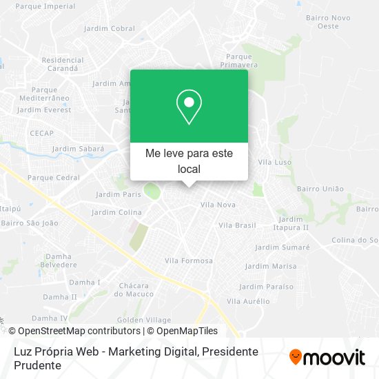 Luz Própria Web - Marketing Digital mapa