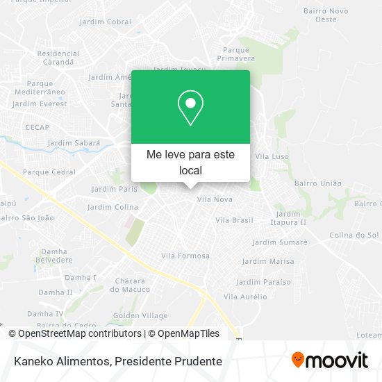 Kaneko Alimentos mapa