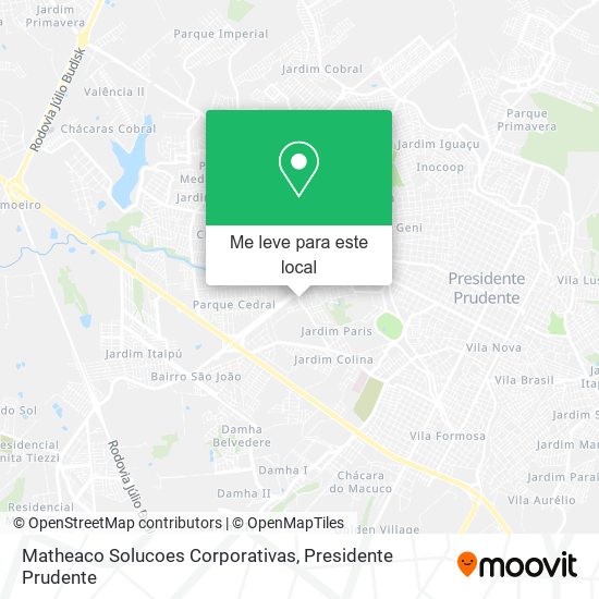 Matheaco Solucoes Corporativas mapa