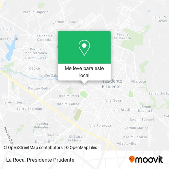 La Roca mapa
