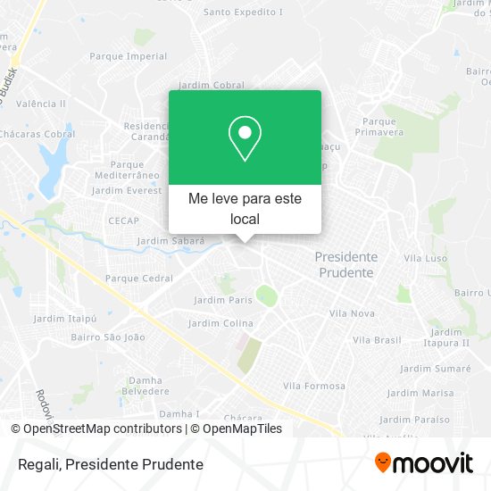 Regali mapa