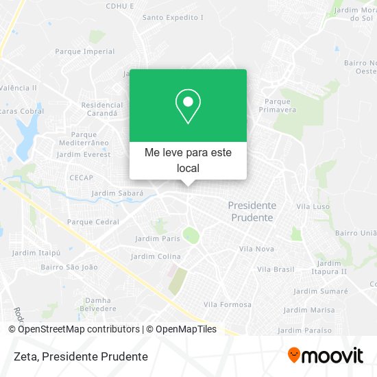 Zeta mapa