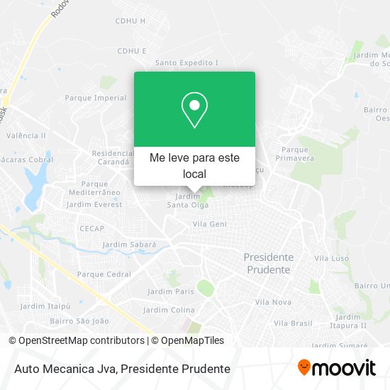 Auto Mecanica Jva mapa