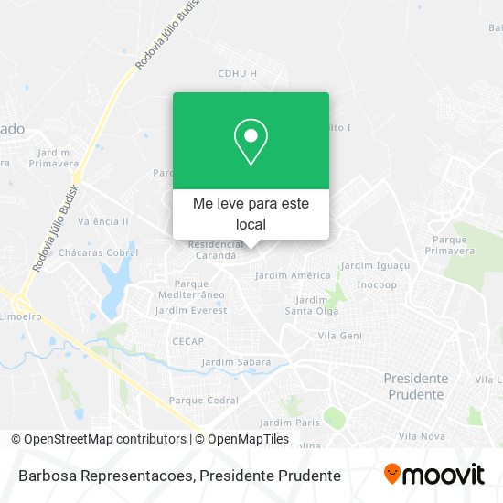 Barbosa Representacoes mapa