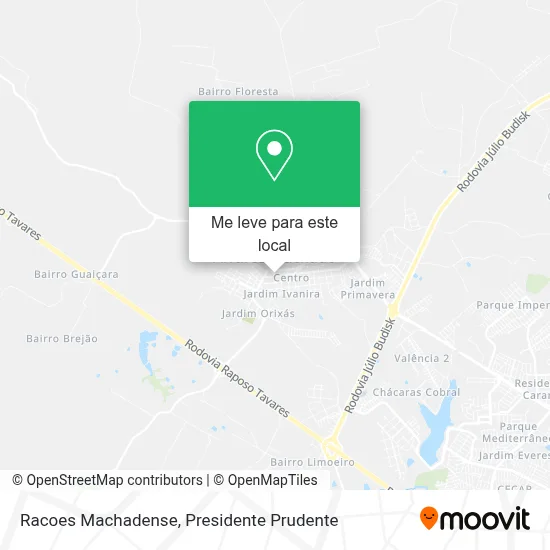 Racoes Machadense mapa