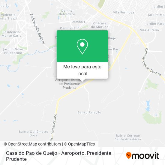 Casa do Pao de Queijo - Aeroporto mapa