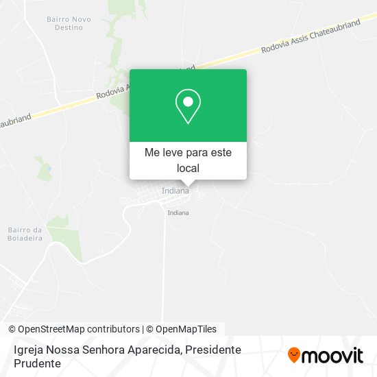 Igreja Nossa Senhora Aparecida mapa