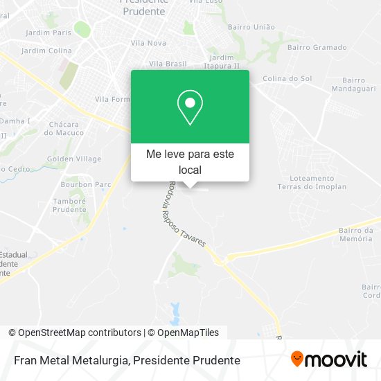 Fran Metal Metalurgia mapa