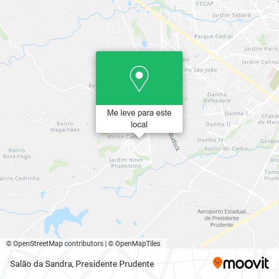 Salão da Sandra mapa