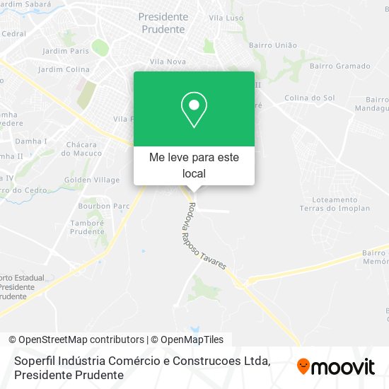 Soperfil Indústria Comércio e Construcoes Ltda mapa